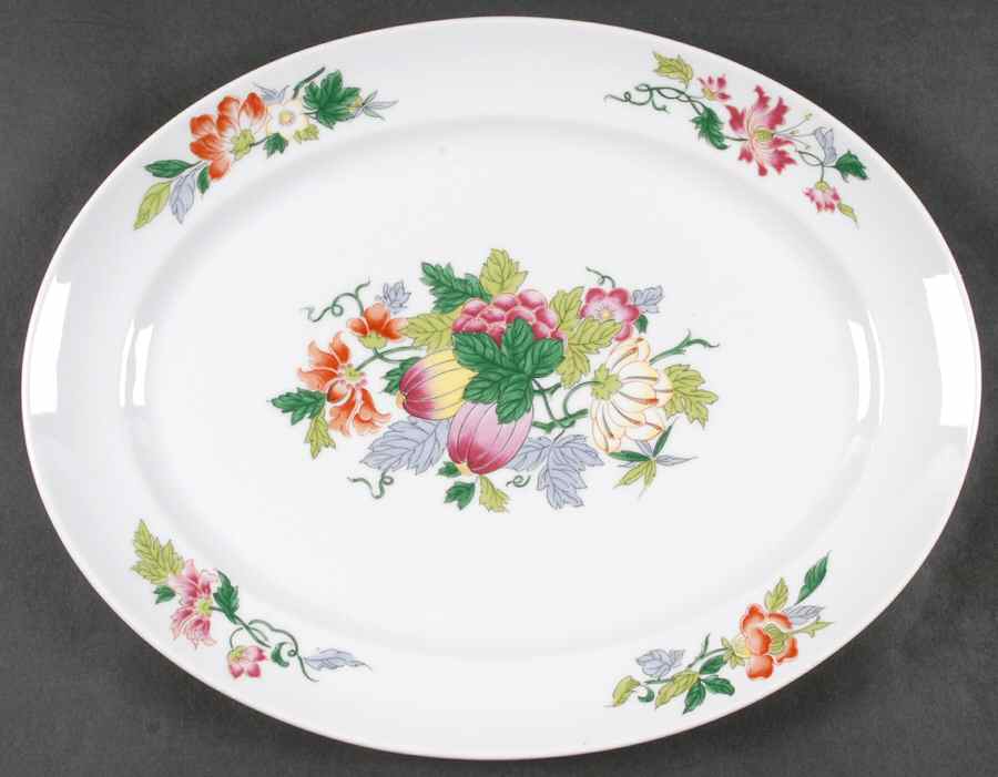 Gaia 14" Oval Serving Platter by Vista Alegre-1