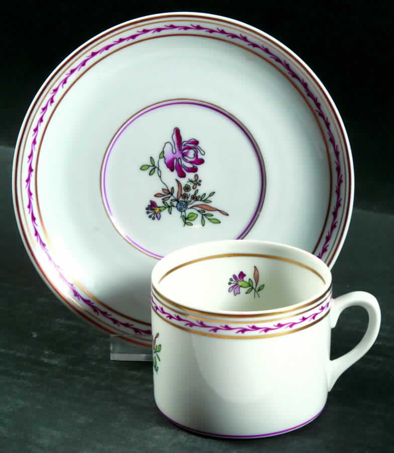 Indias Flat Cup & Saucer Set by Vista Alegre-1