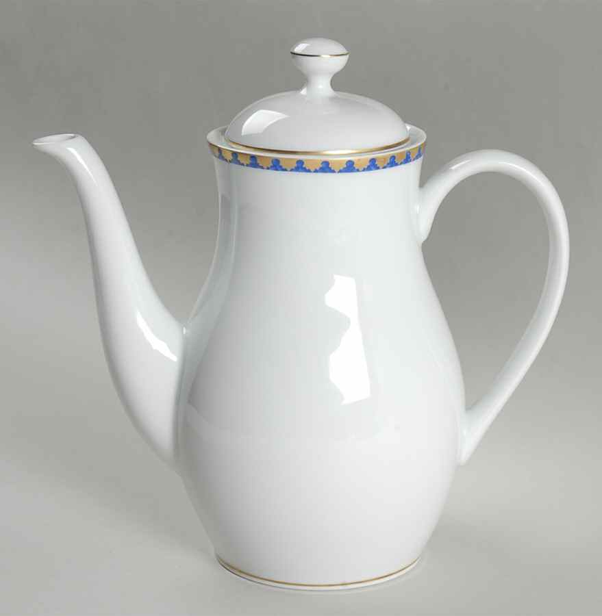 Isabella Blue Coffee Pot & Lid by Vista Alegre-1