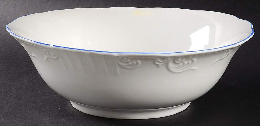 Manueline Blue 10" Large Salad Serving Bowl by Vista Alegre-1