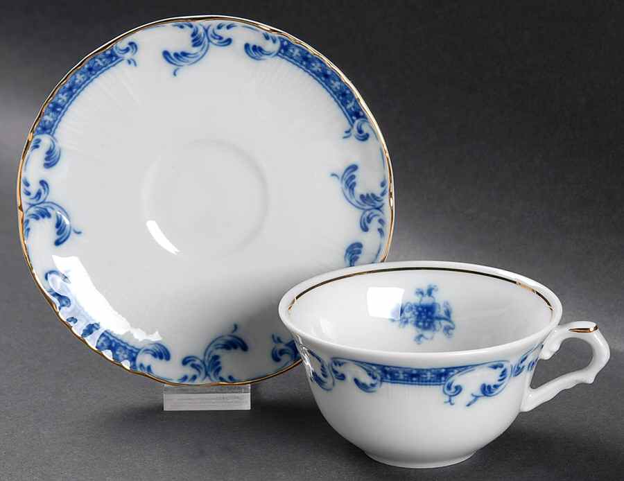 Macao Flat Demitasse Cup & Saucer Set by Vista Alegre-1