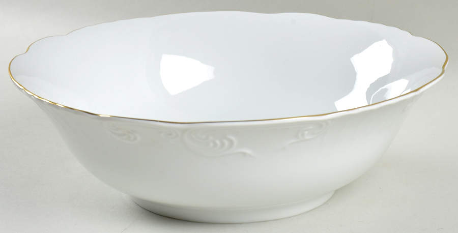 Manueline Gold 10" Large Salad Serving Bowl by Vista Alegre-1