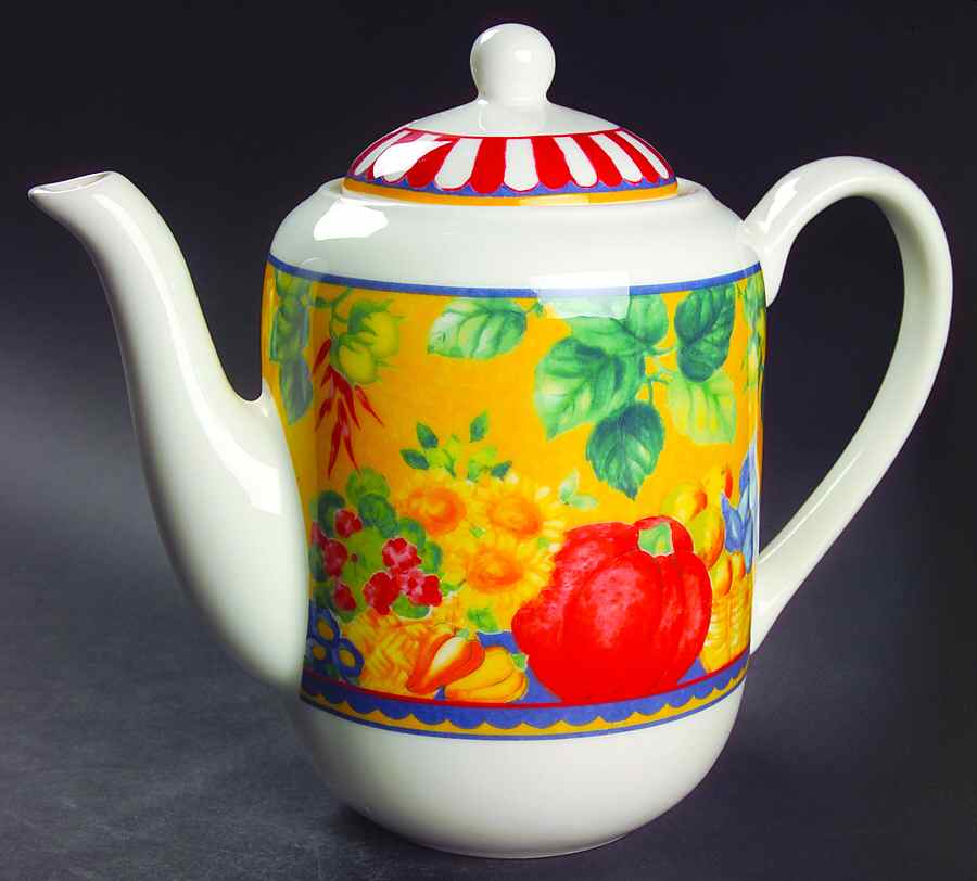 Market Place Coffee Pot & Lid by Vista Alegre-1