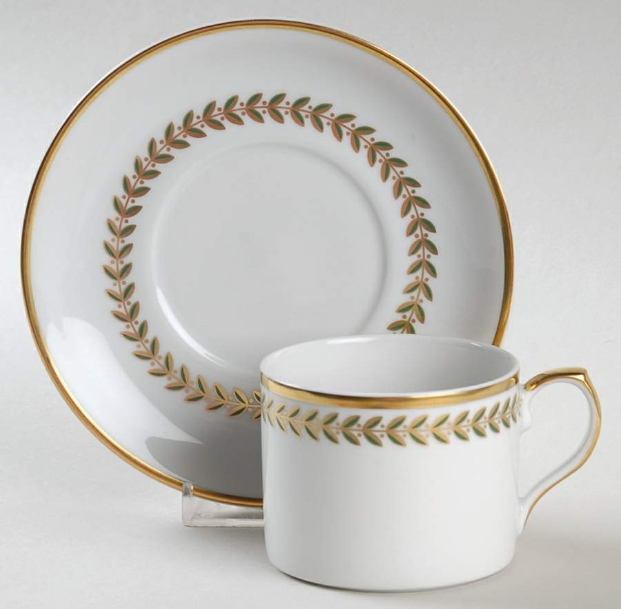 Maria Flat Cup & Saucer Set by Vista Alegre-1