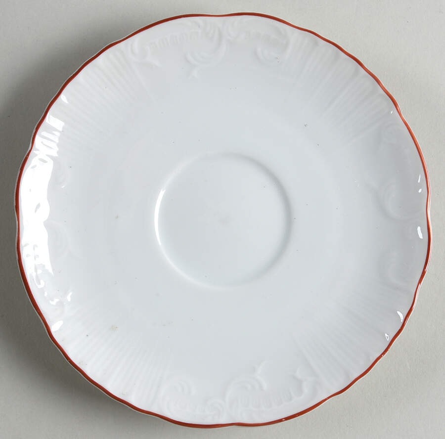 Manueline Red Saucer by Vista Alegre-1