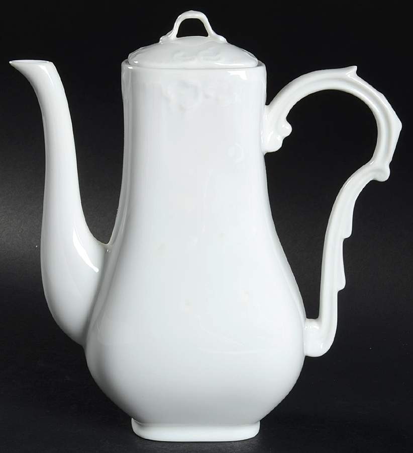 Manueline White Mini Coffee Pot & Lid by Vista Alegre-1