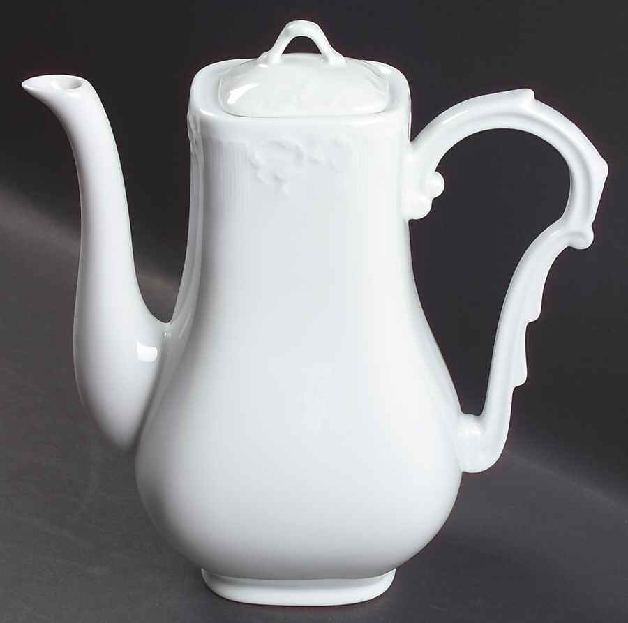 Manueline White Coffee Pot & Lid by Vista Alegre-1