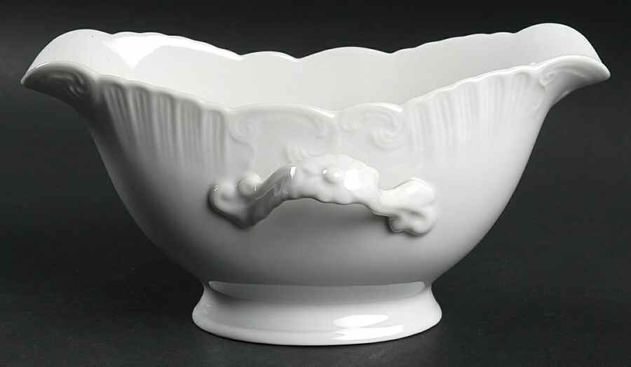Manueline White Gravy Boat by Vista Alegre-1