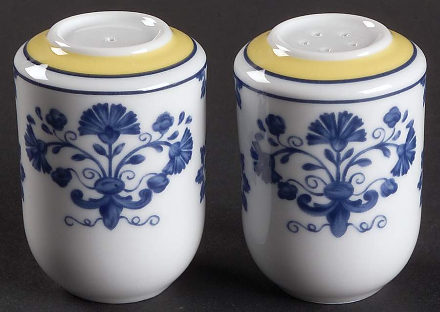Pavilion (Castelo Branco) Salt & Pepper Set by Vista Alegre-1