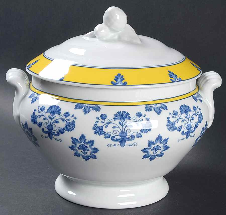 Pavilion (Castelo Branco) Tureen &  Lid by Vista Alegre-1