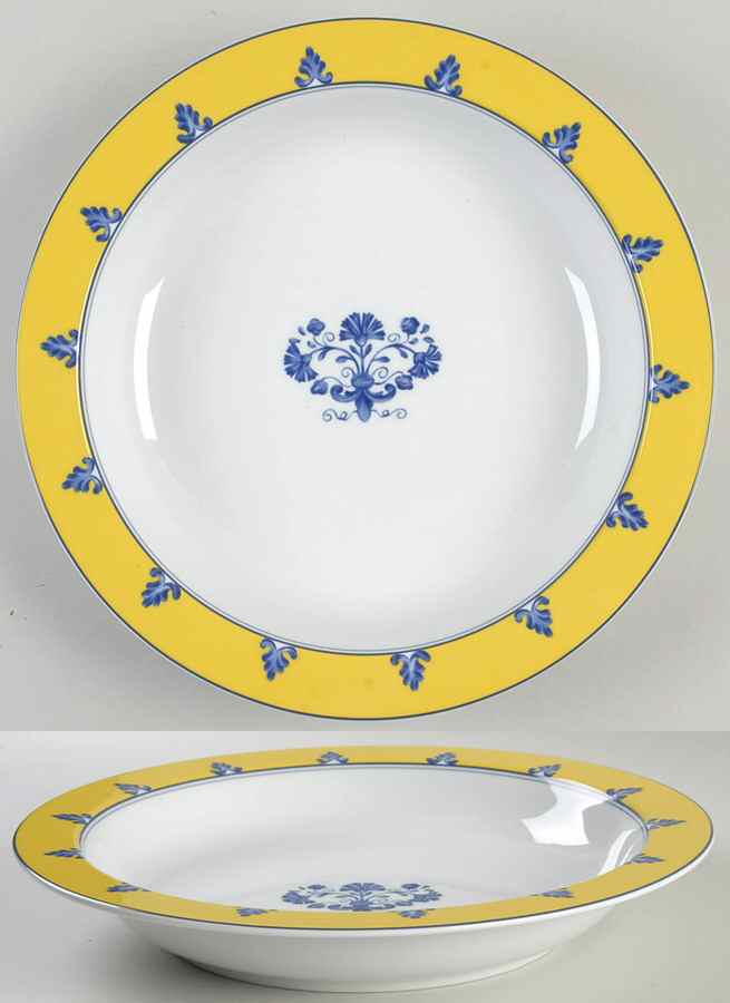 Pavilion (Castelo Branco) Deep Round Platter by Vista Alegre-1