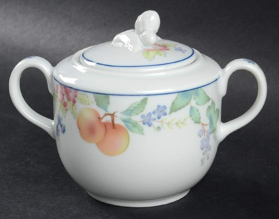 Pomar Sugar Bowl & Lid by Vista Alegre-1
