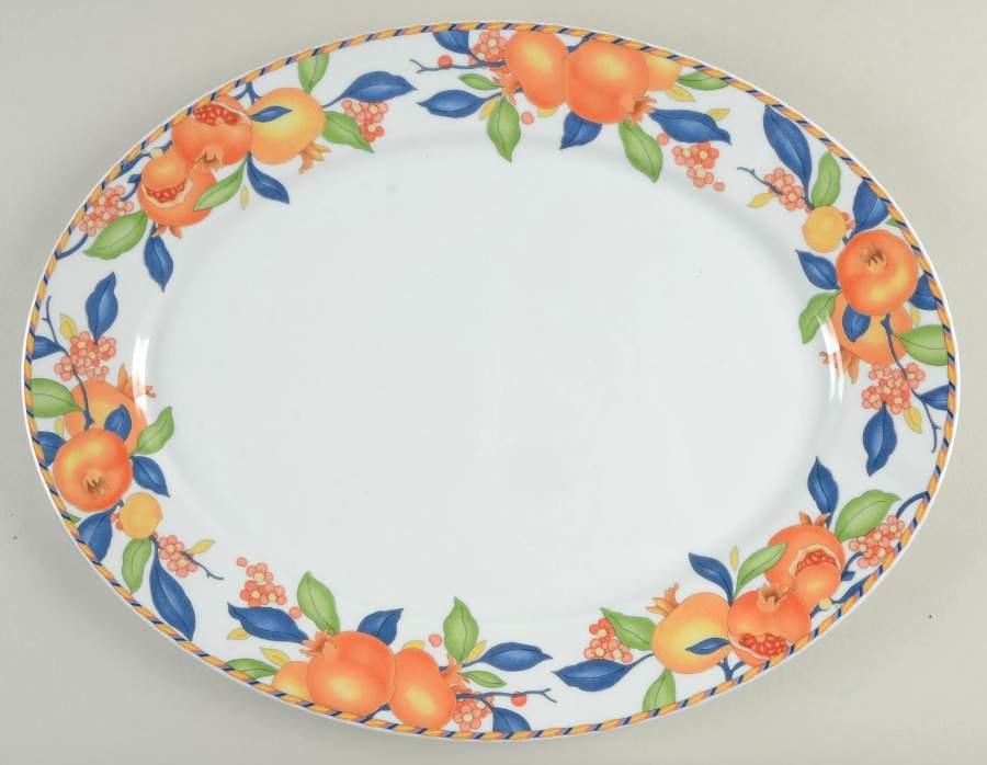 Pomegranate 16" Oval Serving Platter by Vista Alegre-1