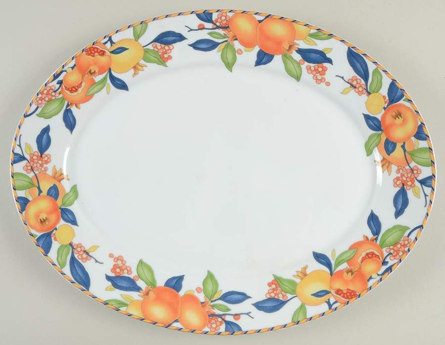 Pomegranate 14" Oval Serving Platter by Vista Alegre-1