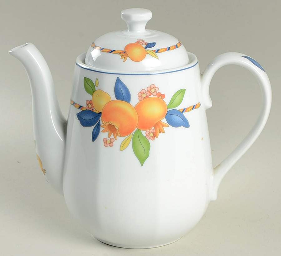 Pomegranate Coffee Pot & Lid by Vista Alegre-1