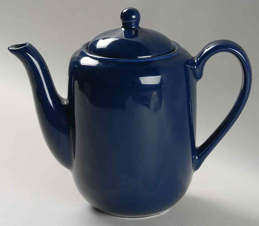 Prisma Royal Blue (Oxford Blue) Coffee Pot & Lid by Vista Alegre-1