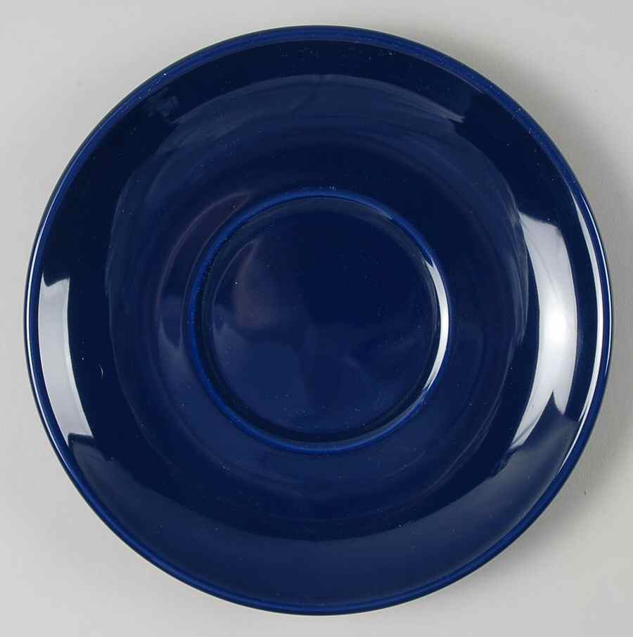 Prisma Royal Blue (Oxford Blue) Saucer for Breakfast Cup by Vista Alegre-1