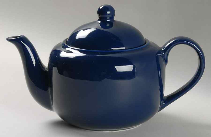 Prisma Royal Blue (Oxford Blue) Teapot & Lid by Vista Alegre-1