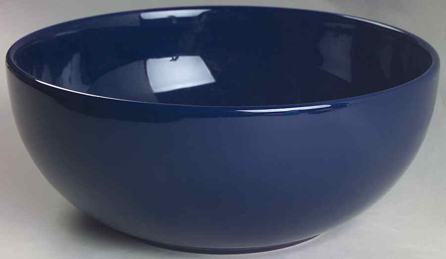 Prisma Royal Blue (Oxford Blue) 10" Large Salad Serving Bowl by Vista Alegre-1