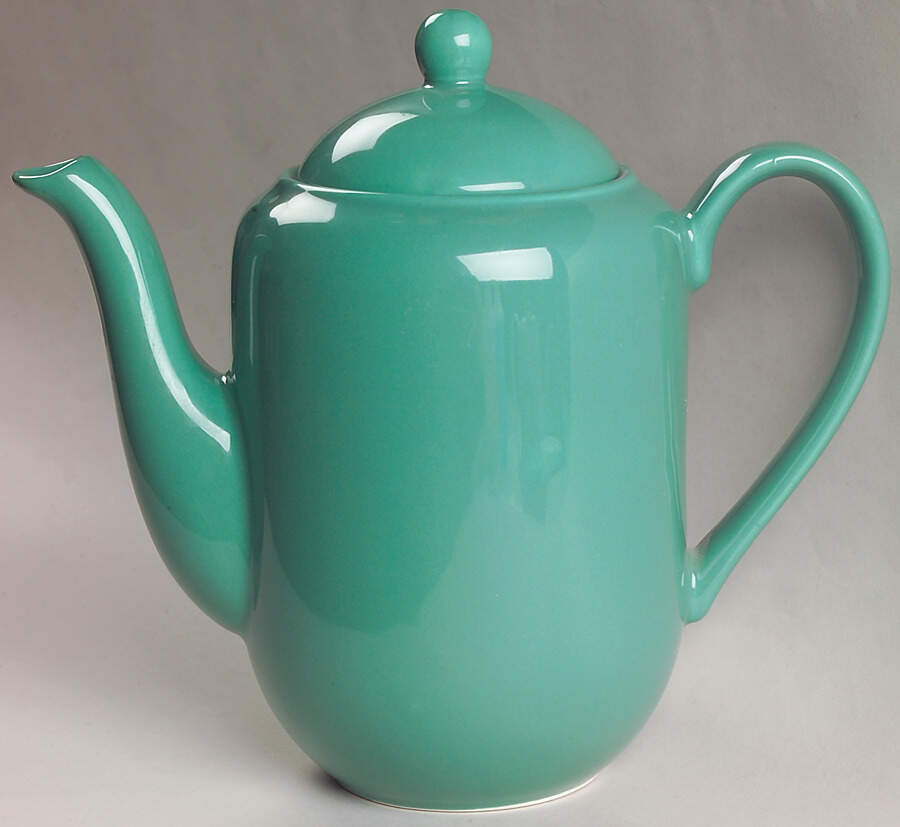 Prisma Pistache Green Coffee Pot & Lid by Vista Alegre-1