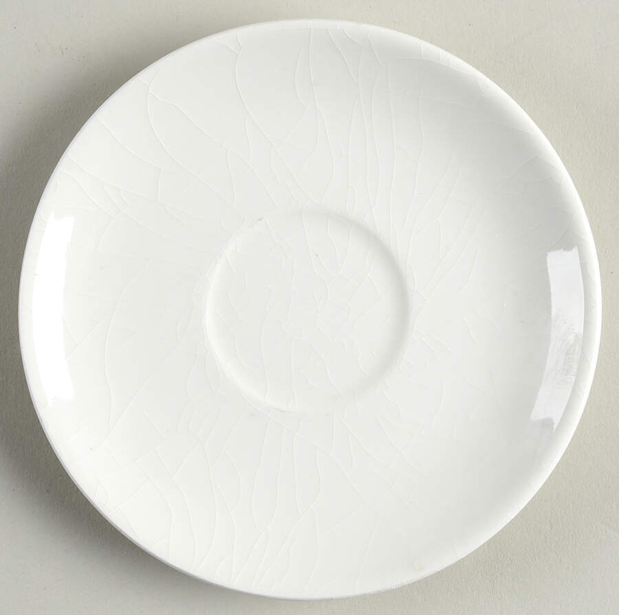 Prisma White Saucer for Demitasse Cup by Vista Alegre-1