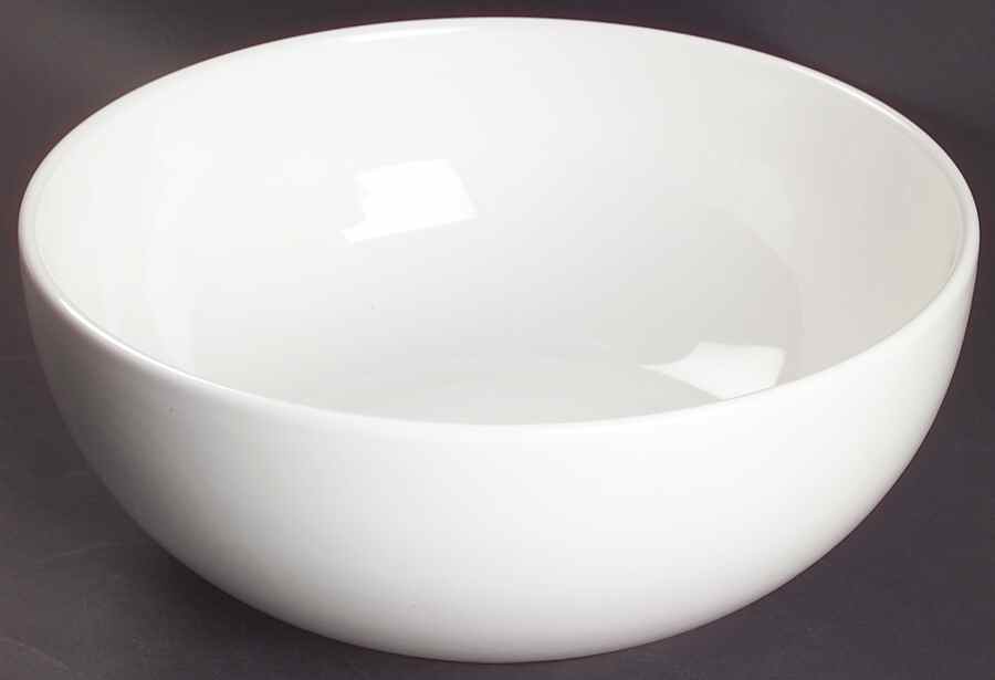 Prisma White 10" Large Salad Serving Bowl by Vista Alegre-1