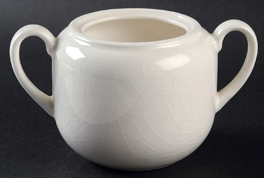 Prisma White Sugar Bowl No Lid by Vista Alegre-1