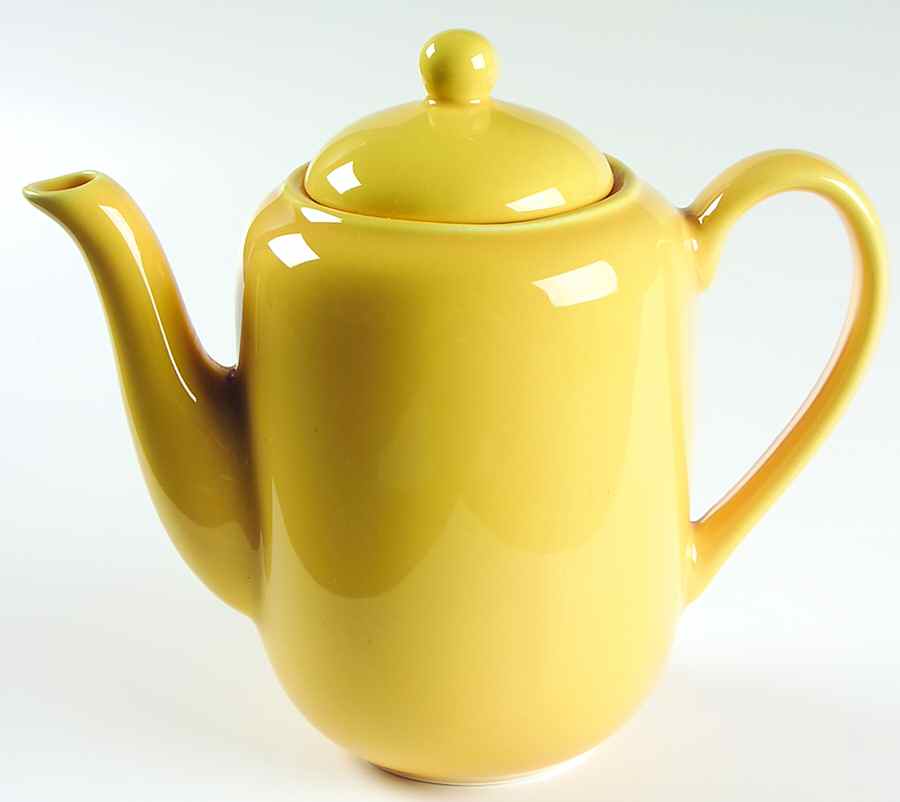 Prisma Yellow (Canary) Coffee Pot & Lid by Vista Alegre-1