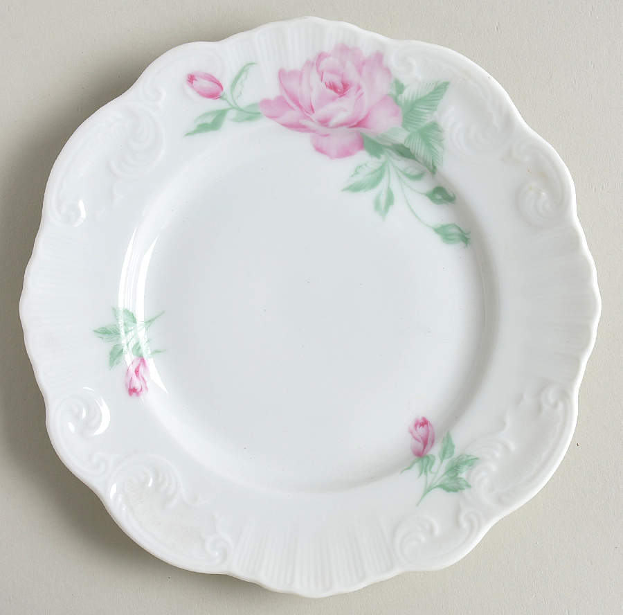 Romance Rose Bread & Butter Plate by Vista Alegre-1