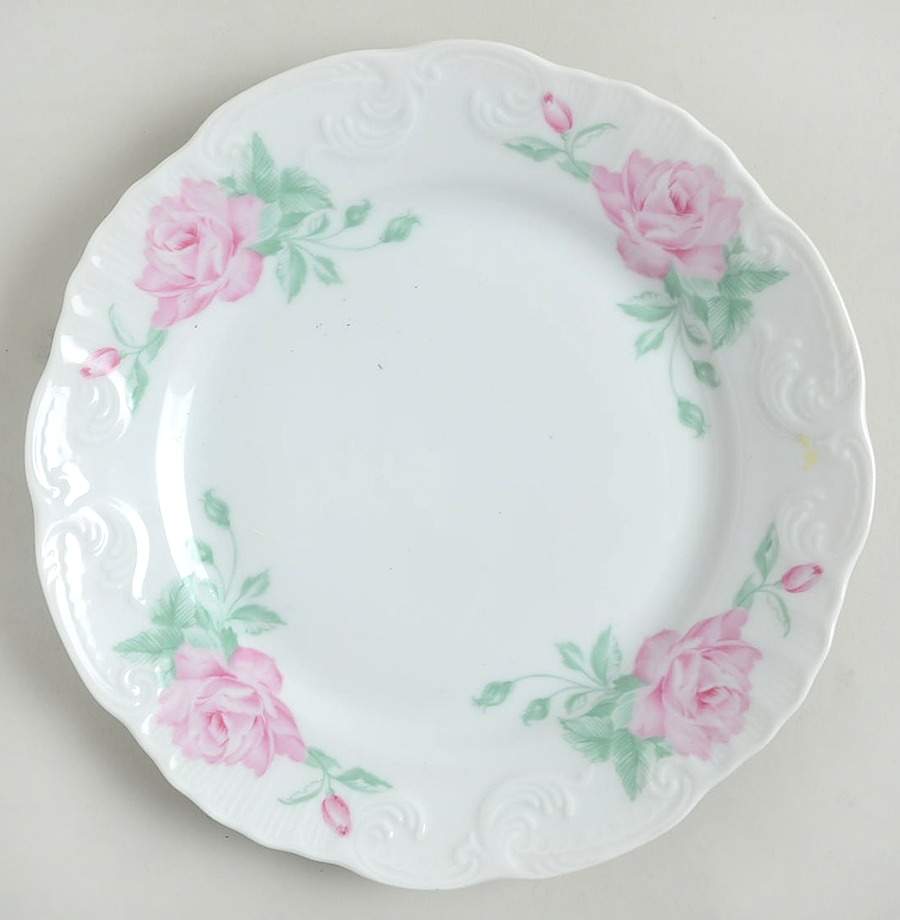 Romance Rose Salad Plate by Vista Alegre-1