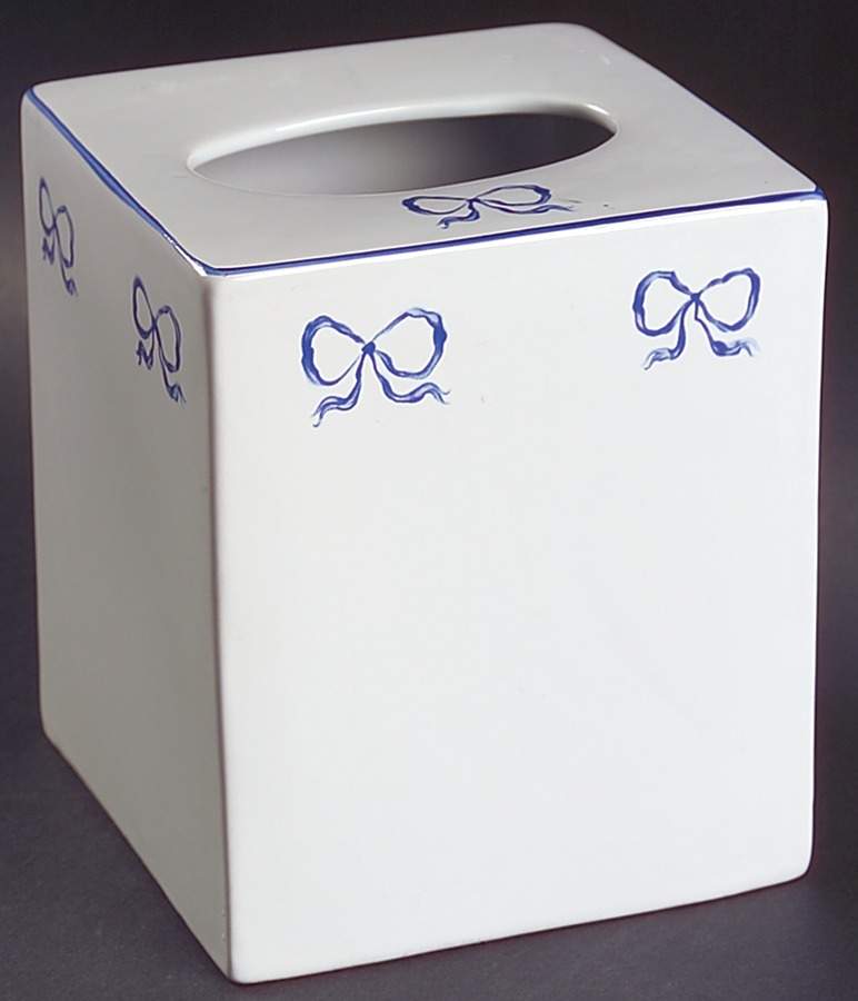 Ruban Blue Kleenex Box by Vista Alegre-1