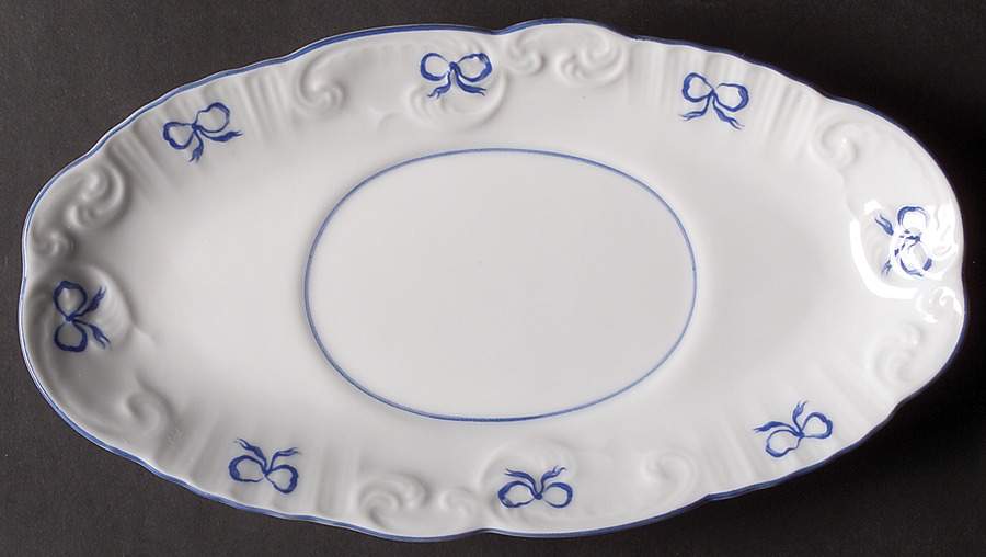 Ruban Blue Underplate for Gravy Boat by Vista Alegre-1
