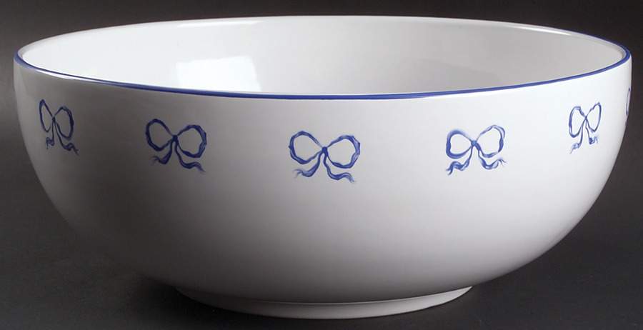 Ruban Blue 11" Large Salad Serving Bowl by Vista Alegre-1
