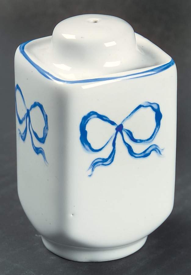 Ruban Blue Salt Shaker by Vista Alegre-1