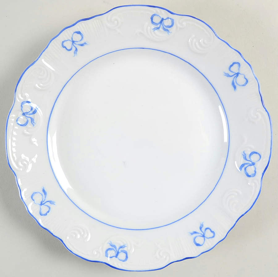 Ruban Blue Salad Plate by Vista Alegre-1