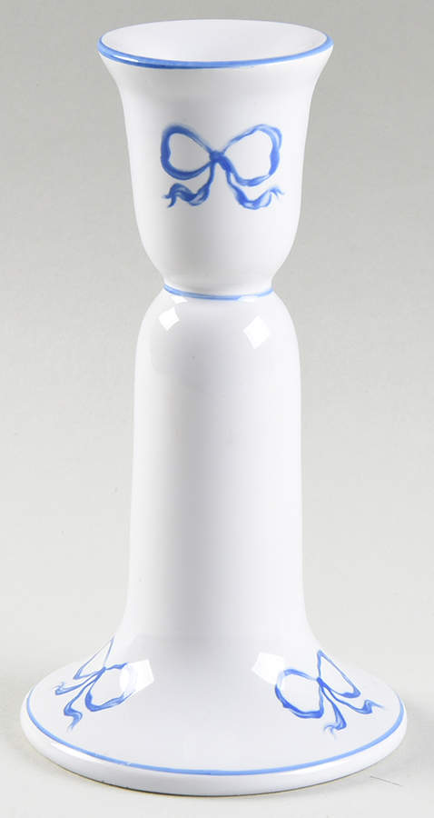 Ruban Blue Single Light Candlestick by Vista Alegre-1