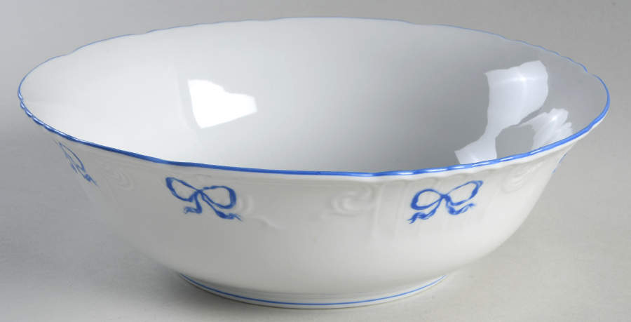 Ruban Blue 9" Round Vegetable Bowl by Vista Alegre-1