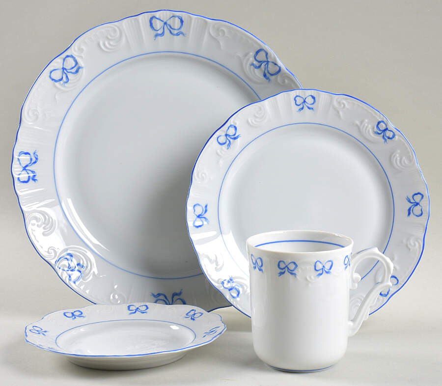 Ruban Blue 4 Piece Place Setting by Vista Alegre-1
