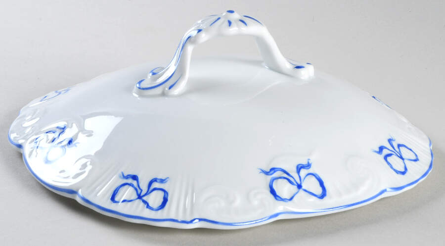 Ruban Blue Lid for Rectangular Vegetable by Vista Alegre-1