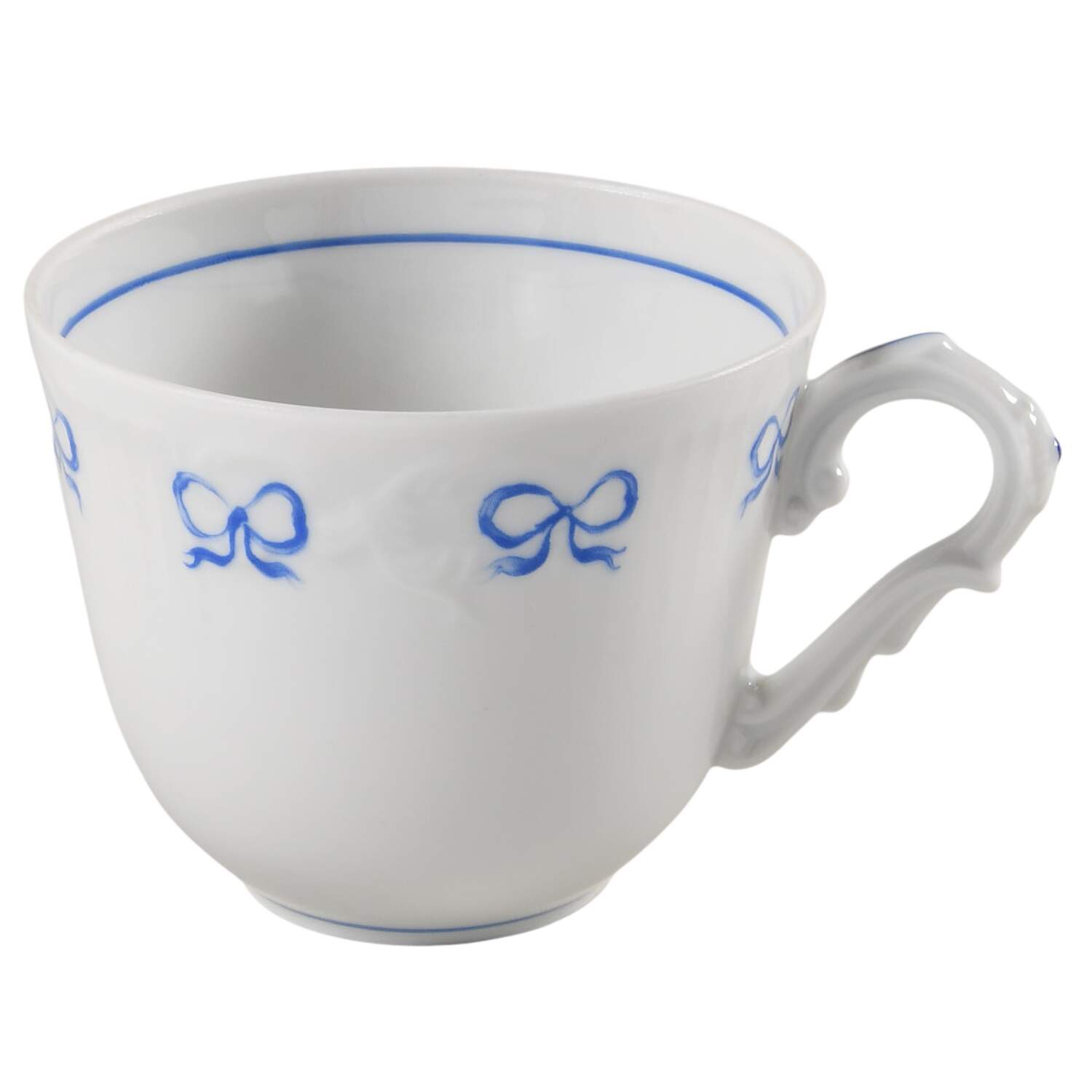 Ruban Blue Flat Cup by Vista Alegre-1