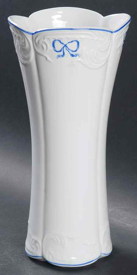 Ruban Blue 10" Vase by Vista Alegre-1