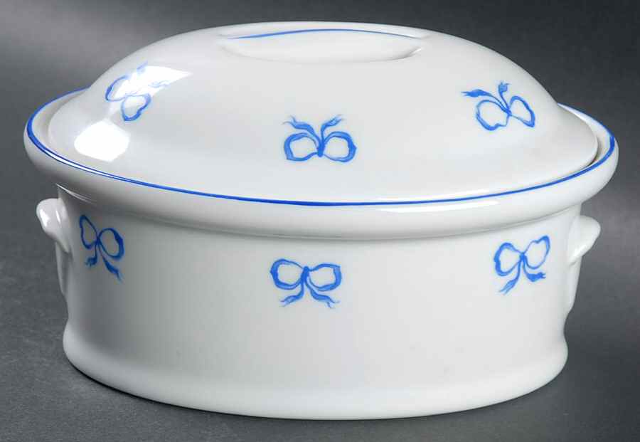 Ruban Blue Individual Casserole & Lid by Vista Alegre-1
