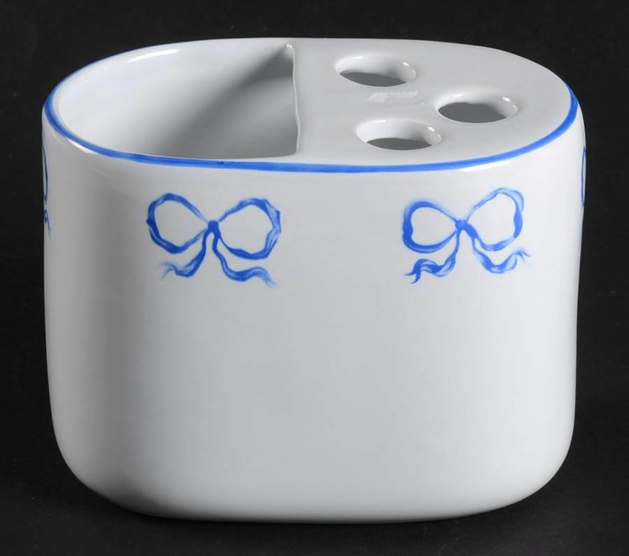Ruban Blue Toothbrush Holder by Vista Alegre-1