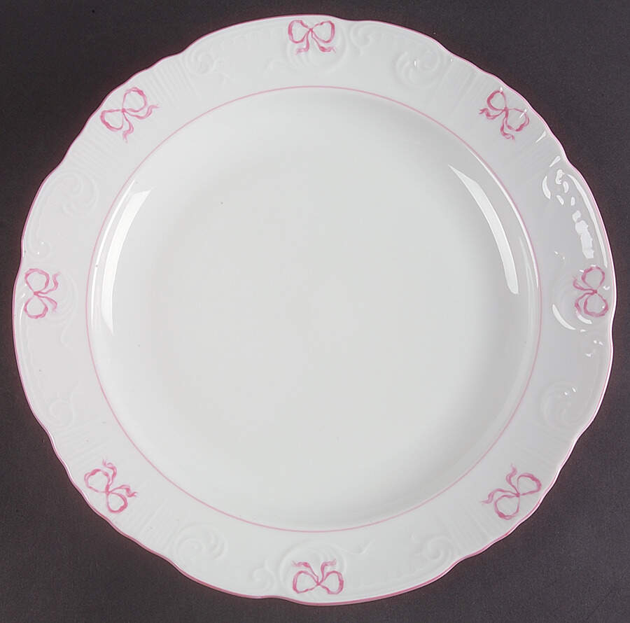 Ruban Pink 11" Chop Plate (Round Platter) by Vista Alegre-1