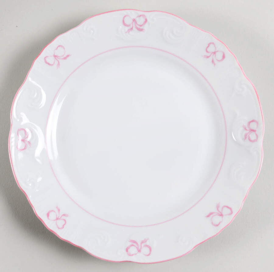Ruban Pink Salad/Dessert Plate by Vista Alegre-1