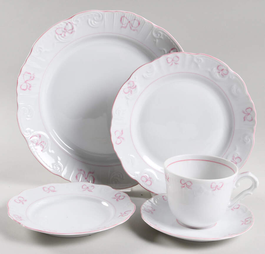 Ruban Pink 5 Piece Place Setting by Vista Alegre-1