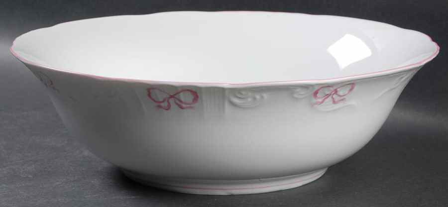 Ruban Pink 10" Round Vegetable Bowl by Vista Alegre-1