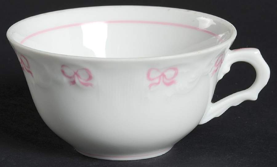 Ruban Pink Flat Demitasse Cup by Vista Alegre-1