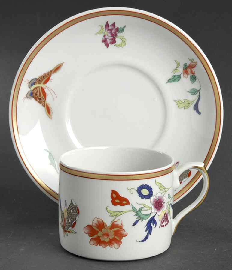 Samatra Flat Cup & Saucer Set by Vista Alegre-1