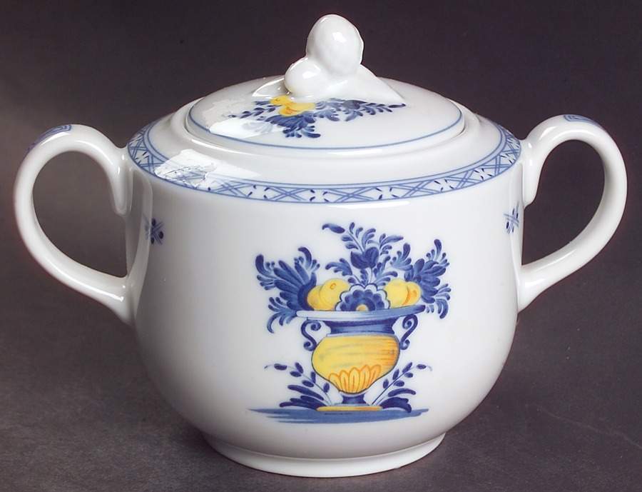 Viana Sugar Bowl & Lid by Vista Alegre-1